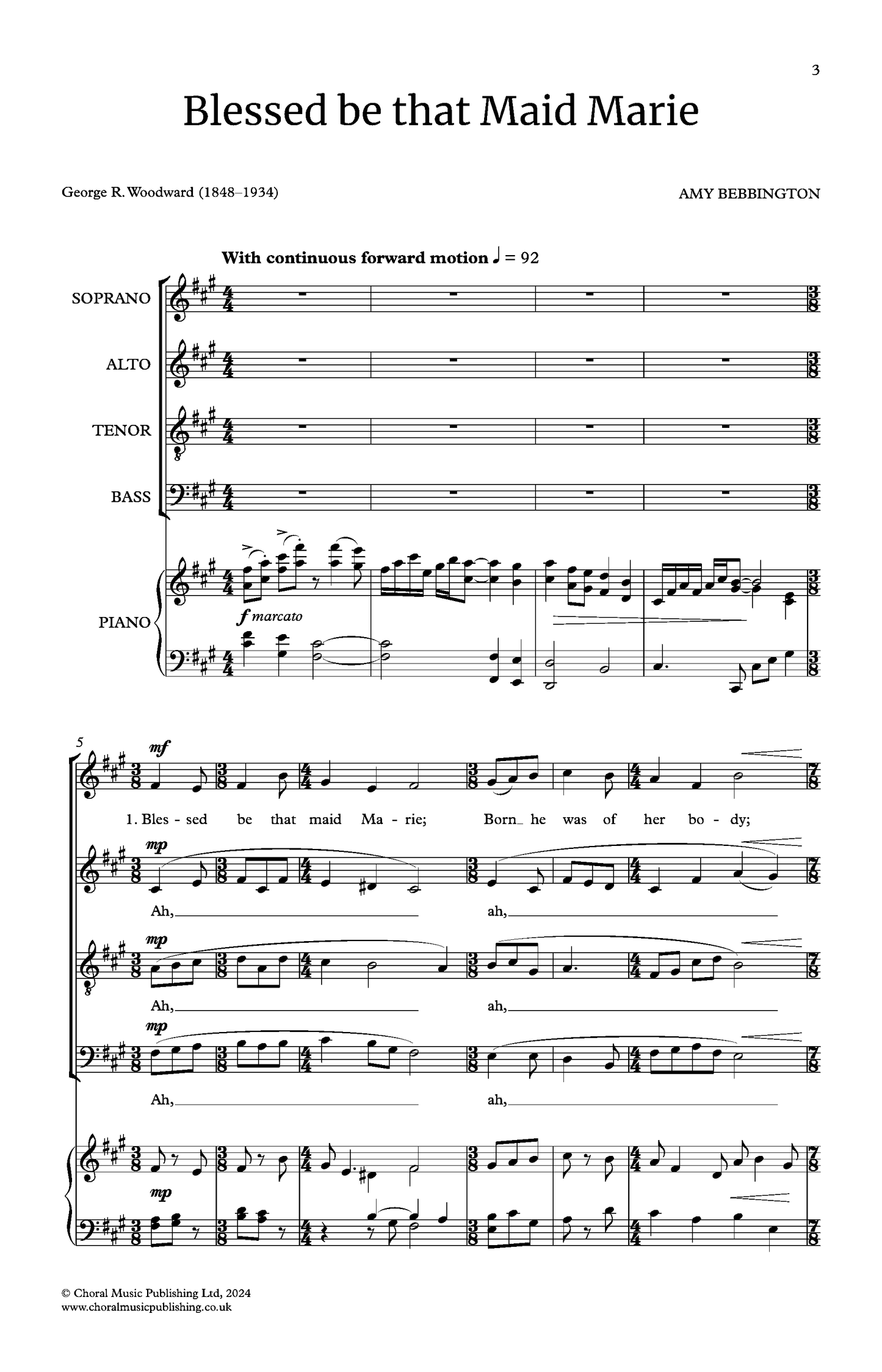 Blessed be that Maid Marie (Amy Bebbington)