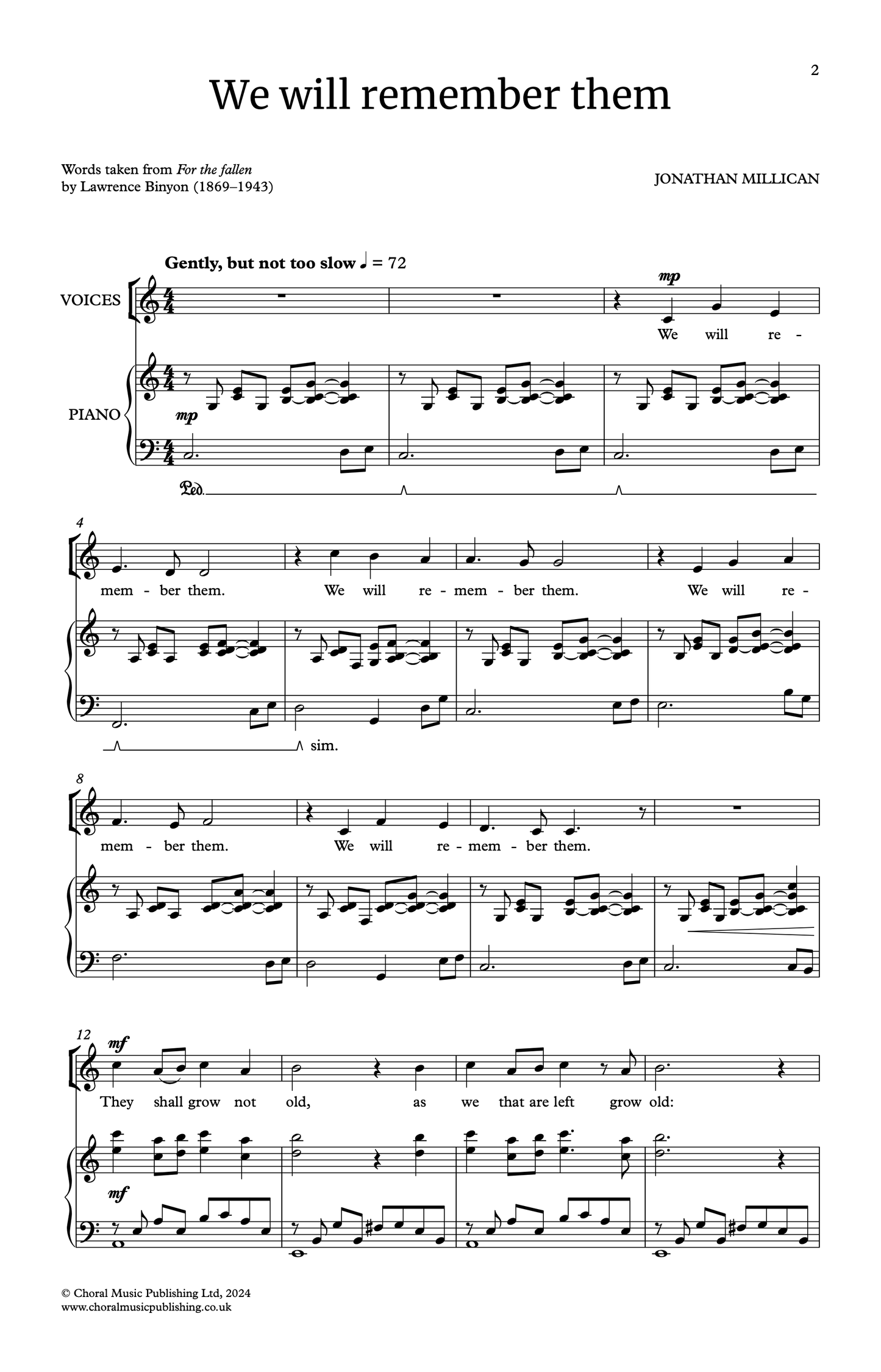 We will remember them (Jonathan Millican)