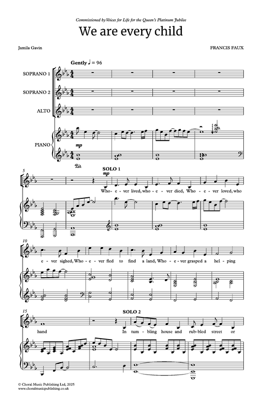 We are every child (Francis Faux)