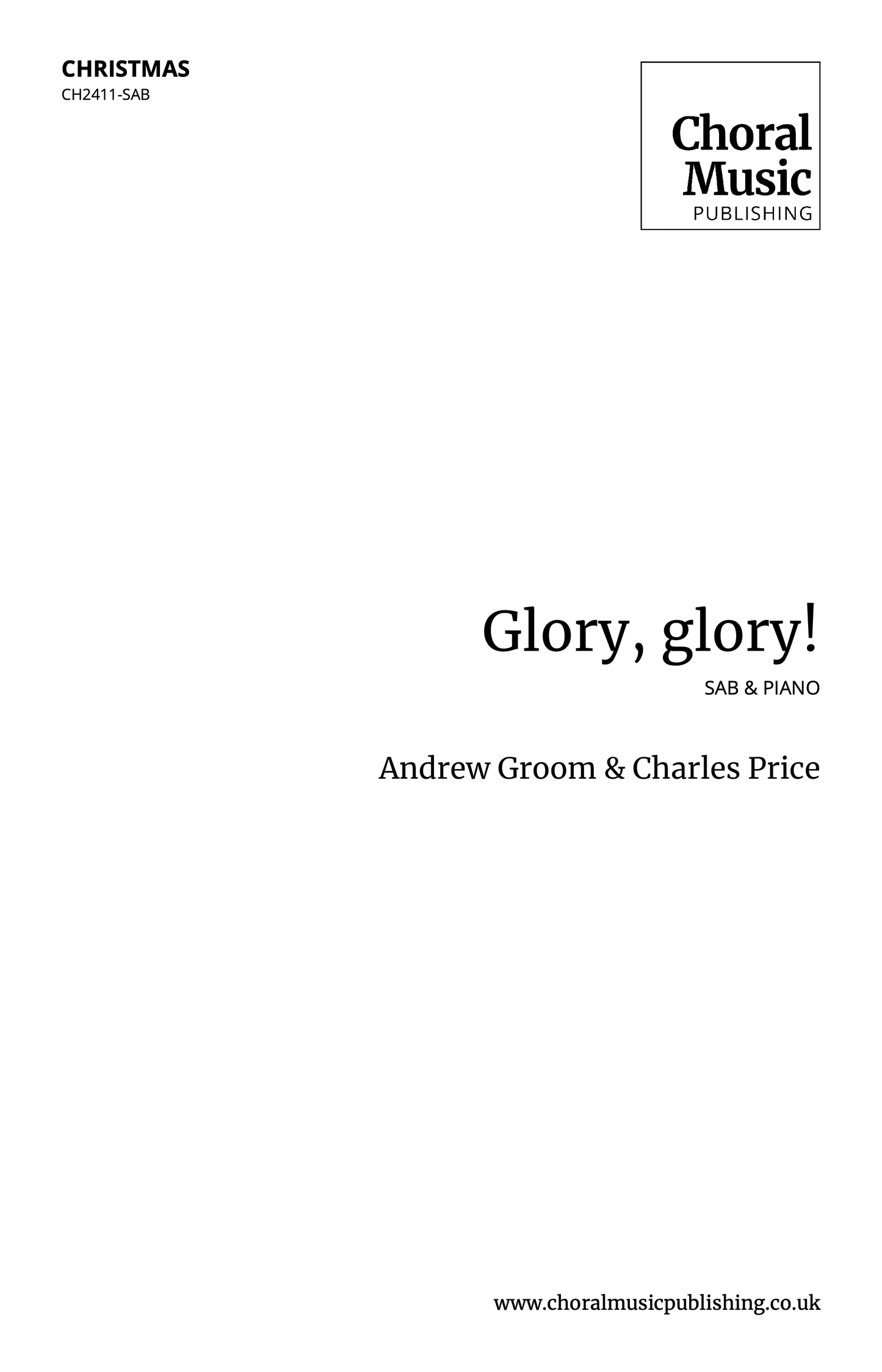 Glory, glory! (Andrew Groom & Charles Price)