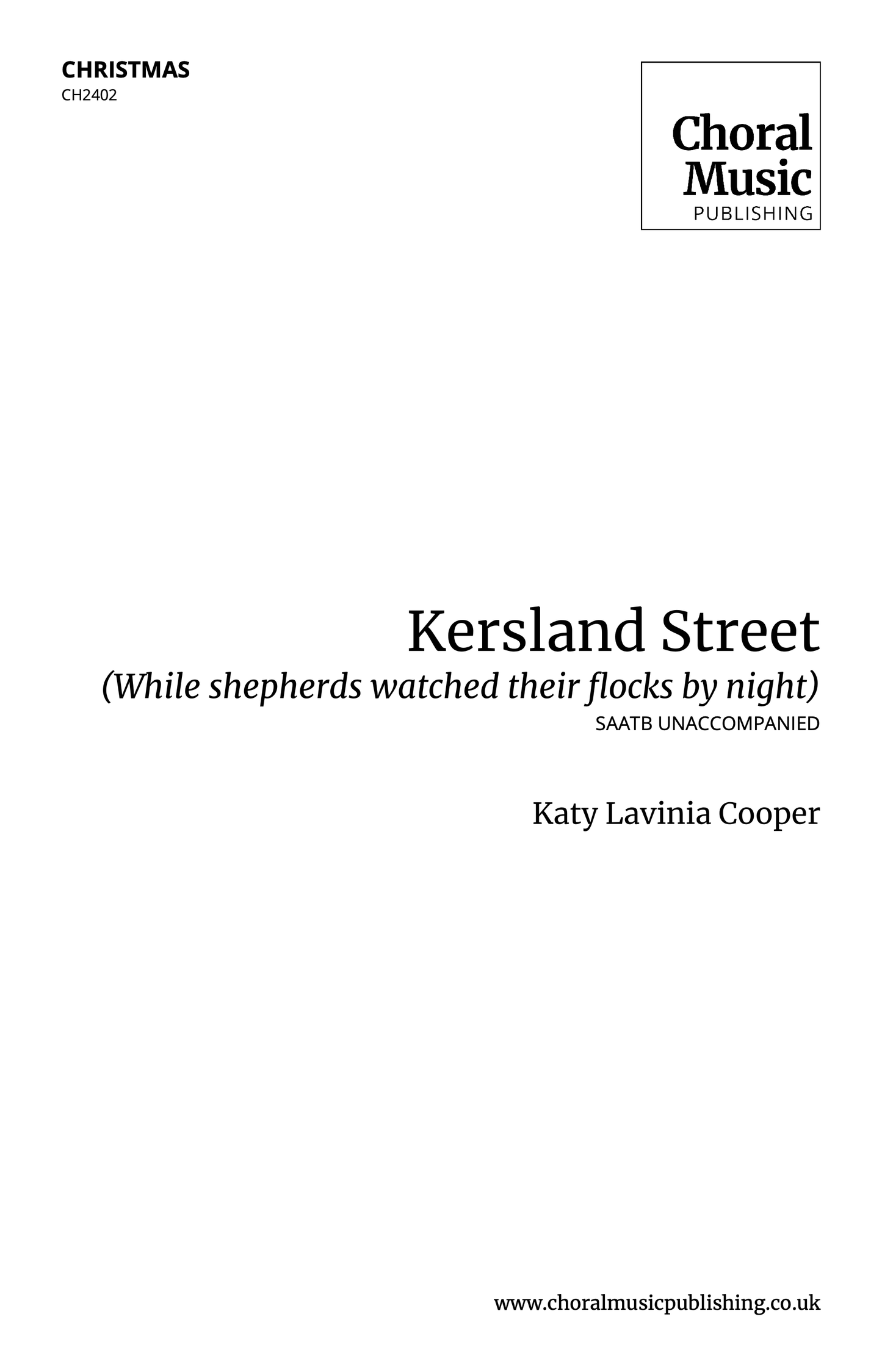 Kersland Street (Katy Lavinia Cooper)