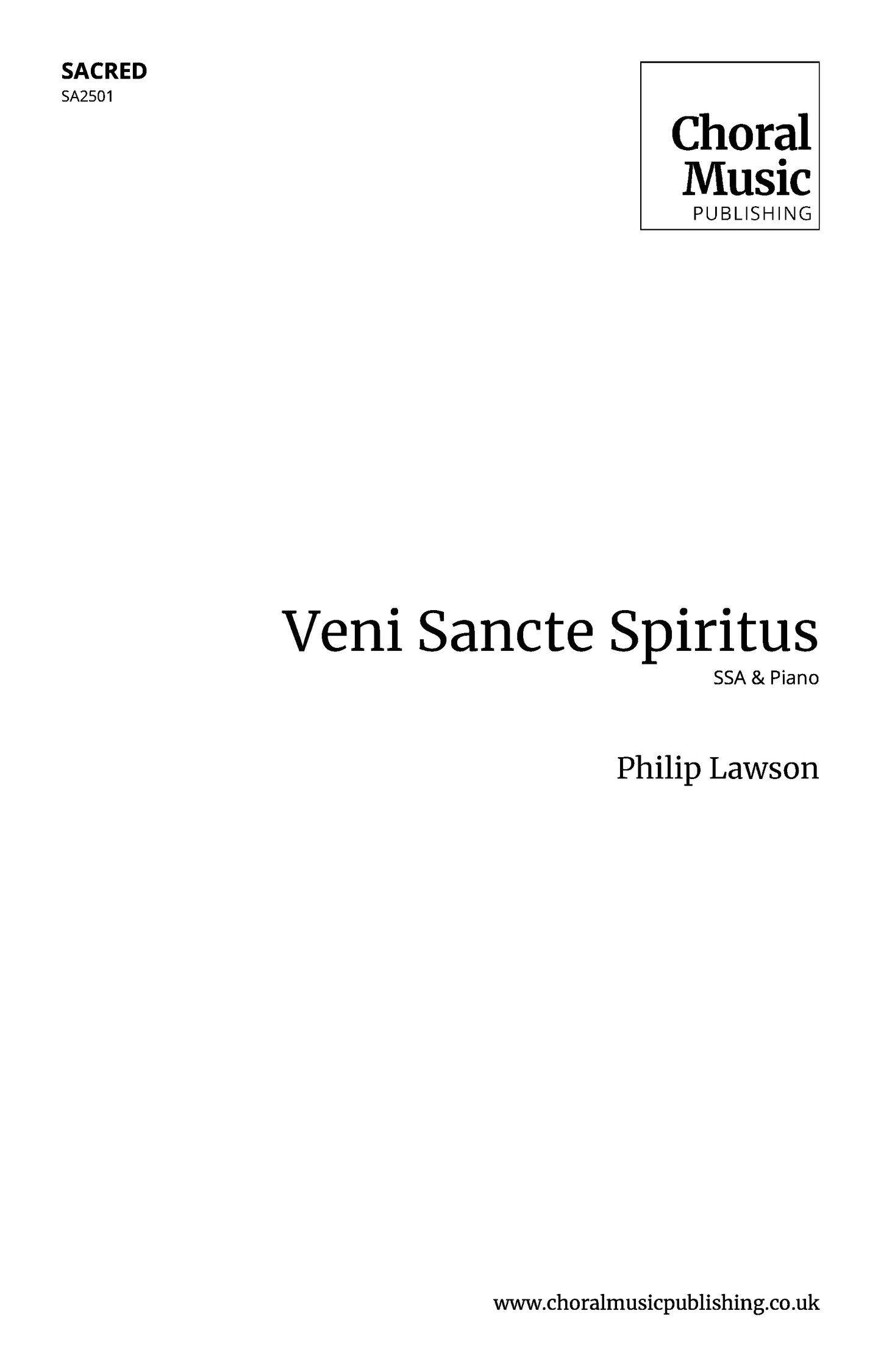 Veni Sancte Spiritus (Philip Lawson)