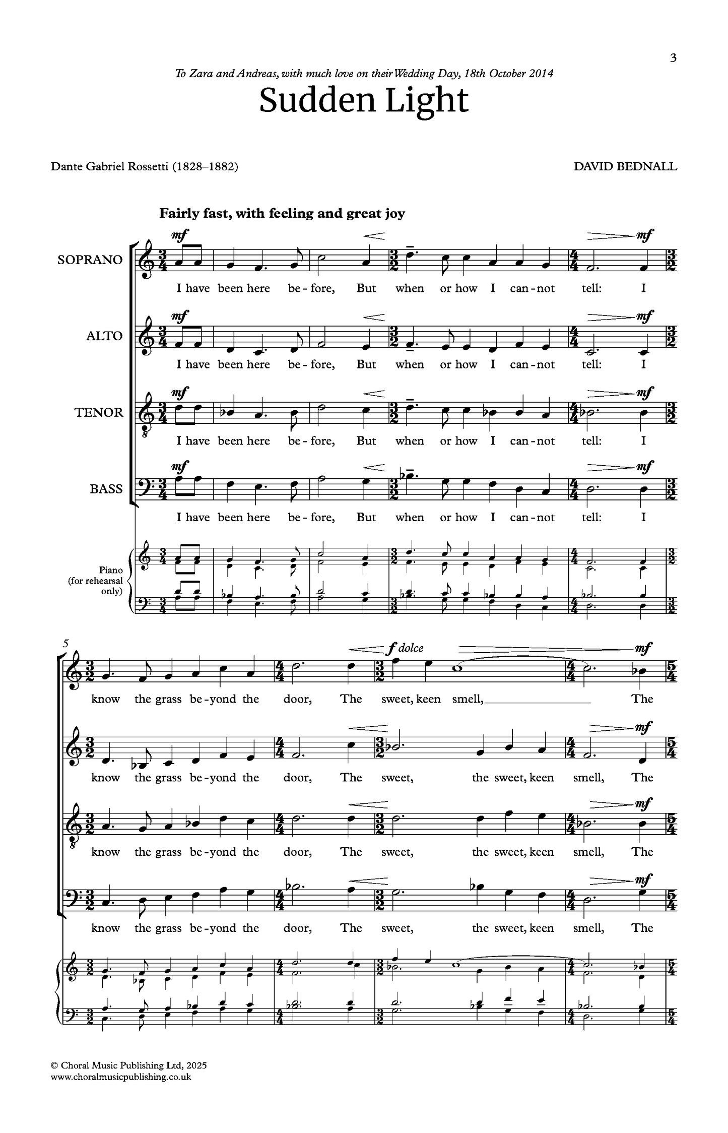 Sudden Light (David Bednall)